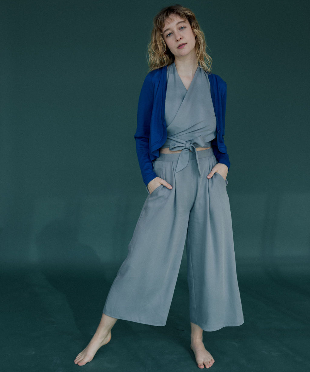 COSIMA Cardigan Cornflower