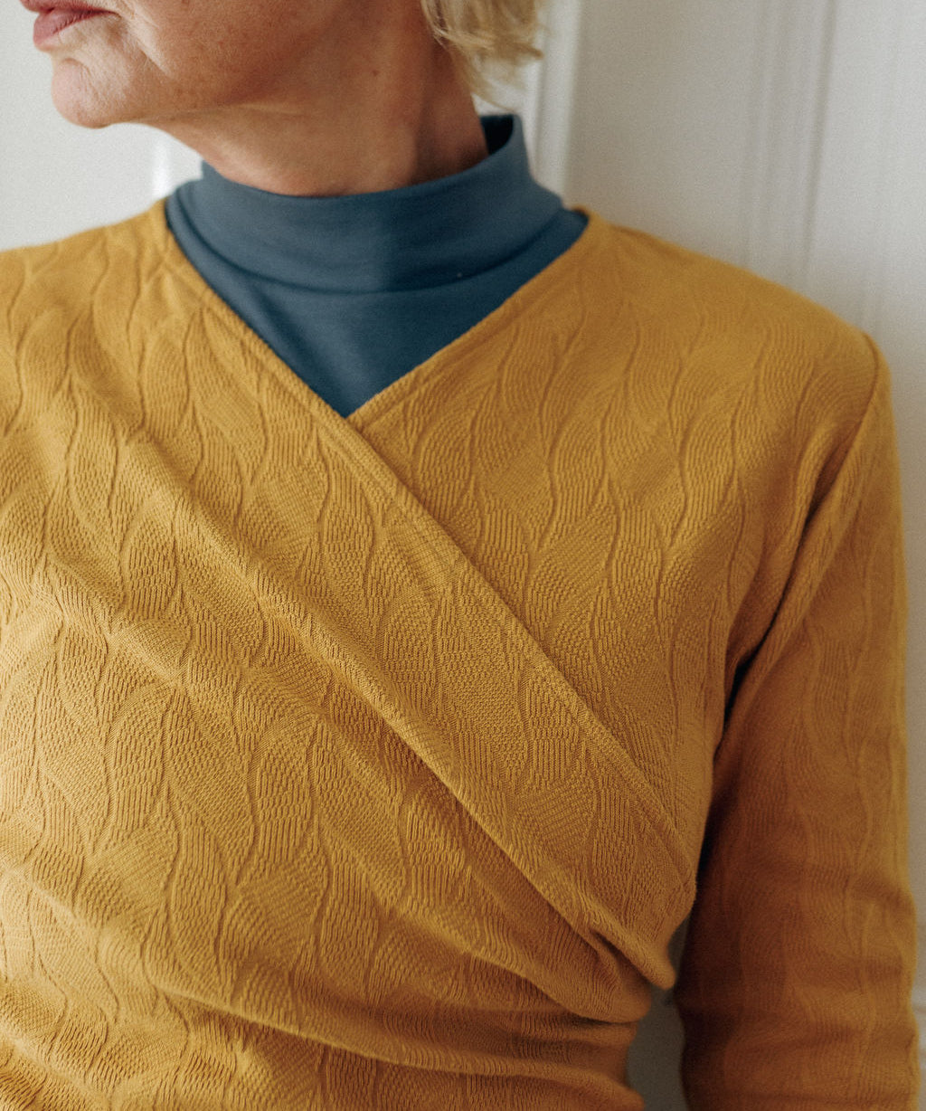 WILMA Wrapjacket Mustard - Archivsale