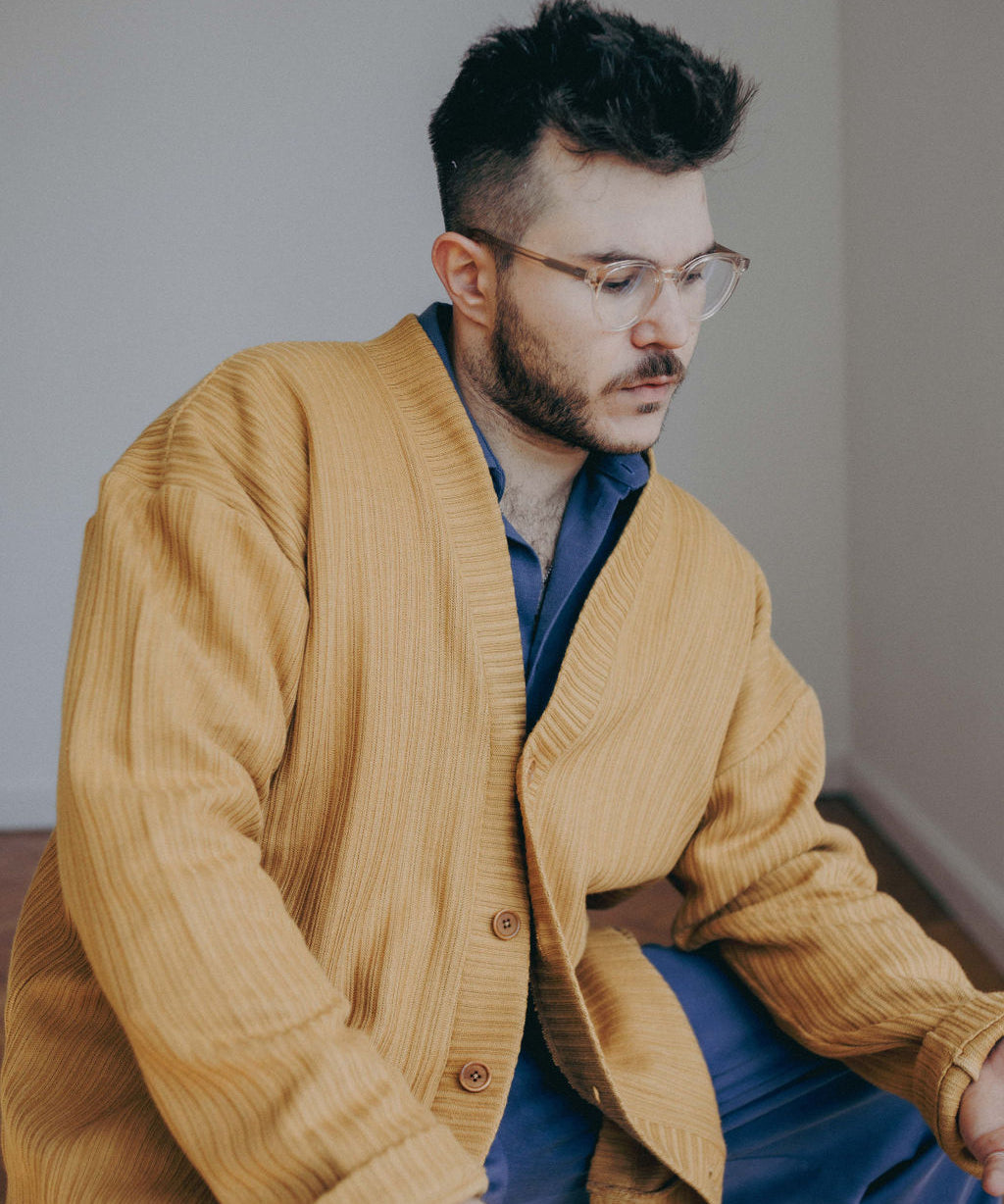 CHARLIE Cardigan Mustard - Archivsale
