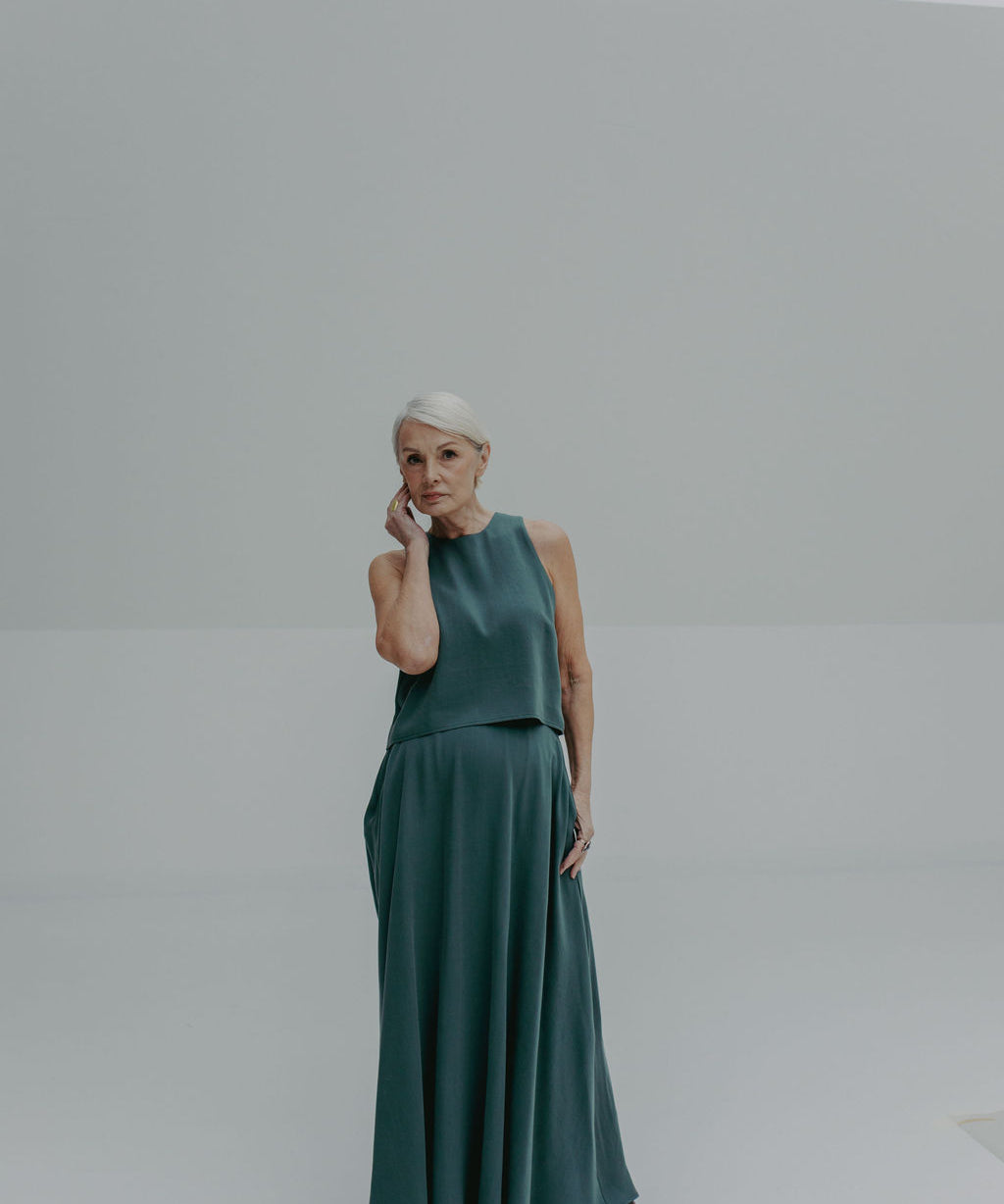 SALVIA Skirt Emerald