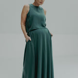 SALVIA Skirt Emerald