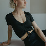 BARBARA Top (reversible) Black