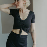 BARBARA Top (reversible) Black