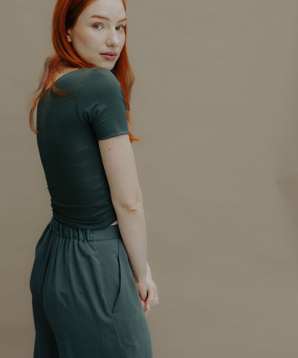 BARBARA Top (reversible) Emerald