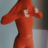 LOUISA Longsleeve Spicy Pumpkin