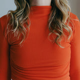 LOUISA Longsleeve Spicy Pumpkin