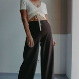 VIOLETTA Pants Espresso