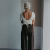VIOLETTA Pants Espresso