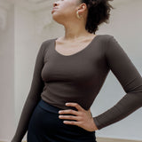 GRETA Longsleeve Espresso