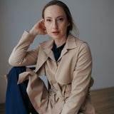 TESSA Trenchcoat Sand - Archivsale