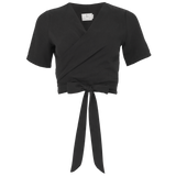 EWA Wrapblouse Black